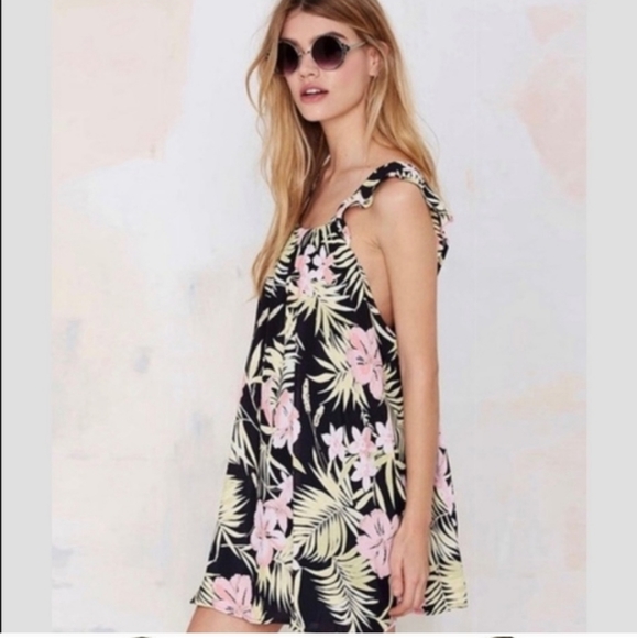 🍋 For Love & Lemons floral backless dress - Picture 3 of 11